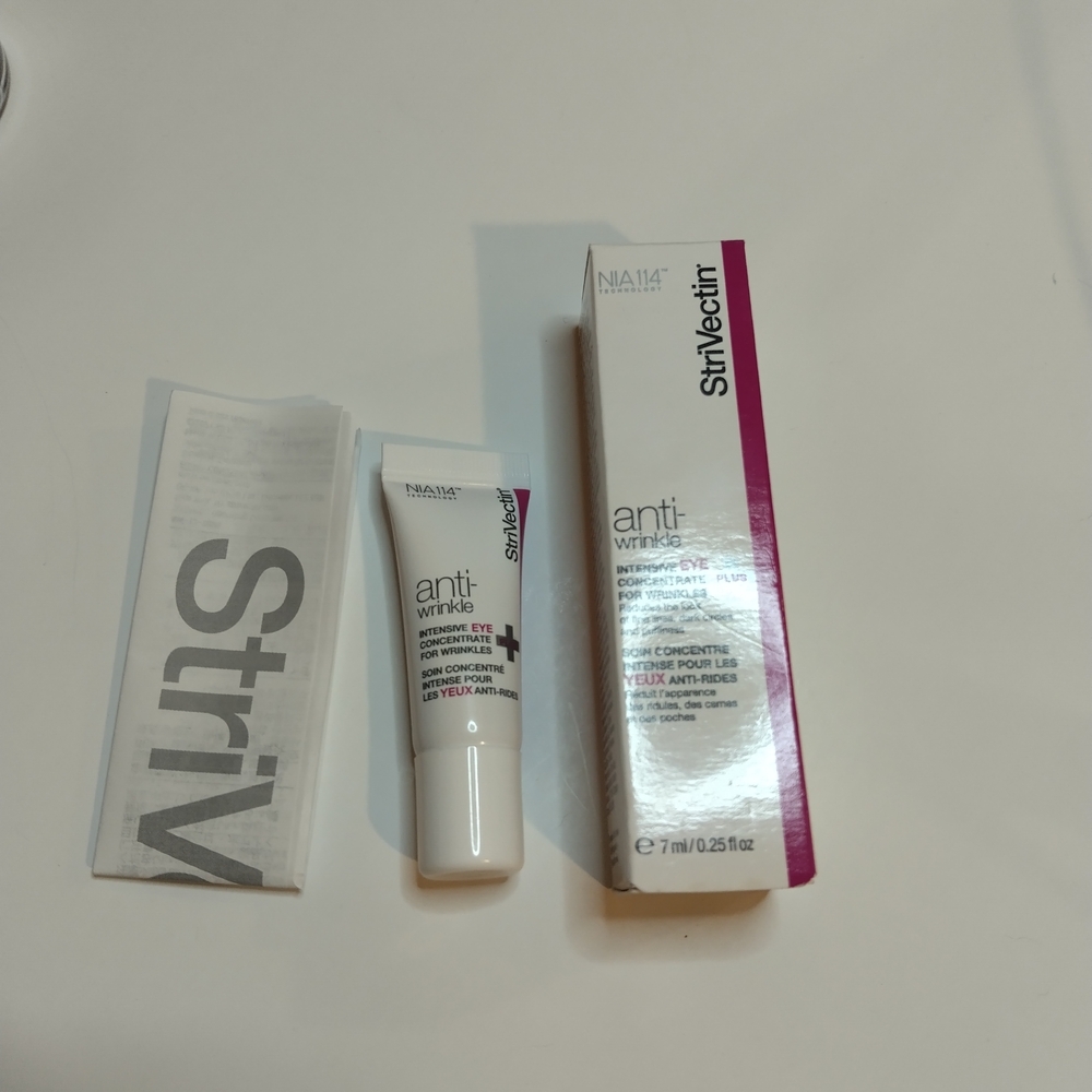 New StriVectin Anti-Wrinkle Intensive Eye Concentrate Plus .25 fl oz